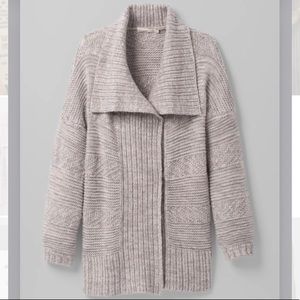 Prana Sukie Cardigan Duster Sweater Alpaca